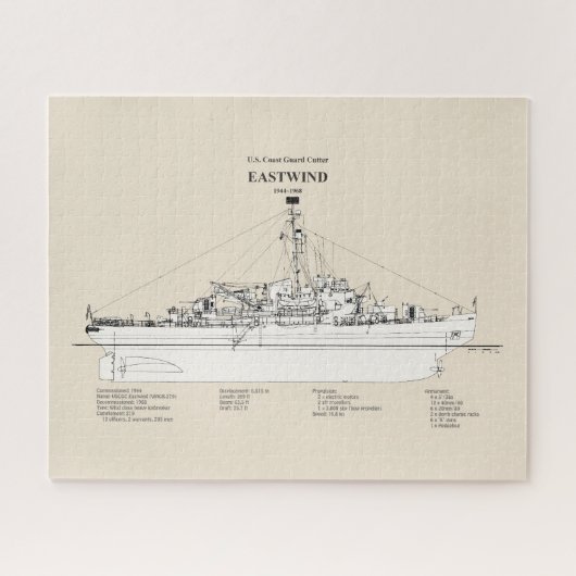 USCGC Eastwind wagb-279 - SBD Legpuzzel (Horizontaal)
