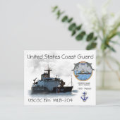 USCGC ELM WLB-204 BOEI TENDER BRIEFKAART (Staand voorkant)