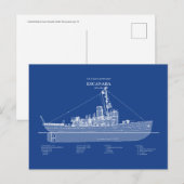 USCGC Escanaba wpc-77 - ABD Briefkaart (Voorkant / Achterkant)