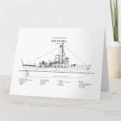 USCGC Escanaba WPC-77 - BD Bedankkaart (Voorkant)
