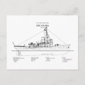 USCGC Escanaba WPC-77 - BD Briefkaart (Voorkant)