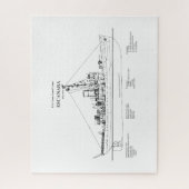 USCGC Escanaba WPC-77 - BD Legpuzzel (Verticaal)
