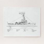 USCGC Escanaba WPC-77 - BD Legpuzzel (Horizontaal)