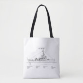 USCGC Escanaba WPC-77 - BD Tote Bag (Voorkant)
