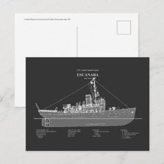 USCGC Escanaba WPC-77 – PD Briefkaart