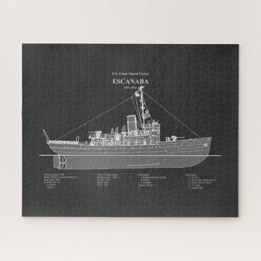 USCGC Escanaba WPC-77 – PD Legpuzzel (Horizontaal)