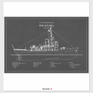 USCGC Escanaba WPC-77 – PD Sticker