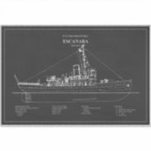 USCGC Escanaba WPC-77 – PD Sticker (Voorkant)