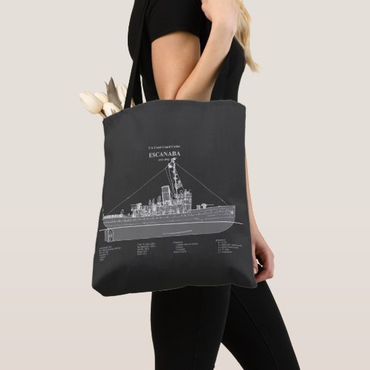 USCGC Escanaba WPC-77 – PD Tote Bag (Dichtbij)