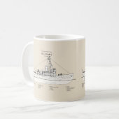 USCGC Escanaba wpc-77 - SBD Koffiemok (Voorkant links)