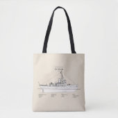 USCGC Escanaba wpc-77 - SBD Tote Bag (Voorkant)