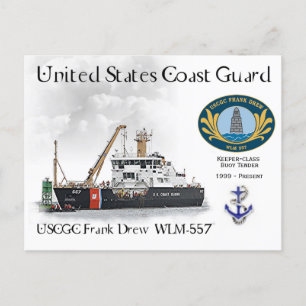 USCGC Frank Drew WLM-557 Buoy Tender Briefkaart