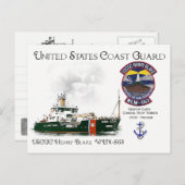 USCGC Henry Blake WLM-563 Coastal Buoy Tender Briefkaart (Voorkant / Achterkant)