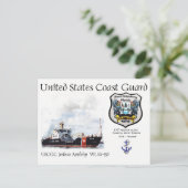 USCGC Joshua Appleby WLM-556 Kustaanbesteding Briefkaart (Staand voorkant)
