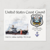 USCGC Joshua Appleby WLM-556 Kustaanbesteding Briefkaart (Voorkant)