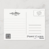 USCGC OWASCO WHEC-39 CUTTER BRIEFKAART (Achterkant)