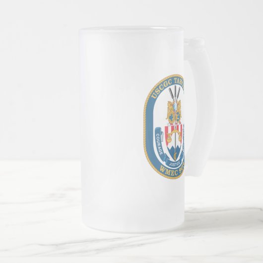 USCGC Tahoma WMEC-908 Matglas Bierpul (Voorkant rechts)