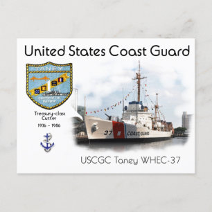 USCGC Taney whec-37 de Hoge Snijder van de Briefkaart
