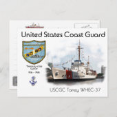 USCGC Taney whec-37 de Hoge Snijder van de Briefkaart (Voorkant / Achterkant)