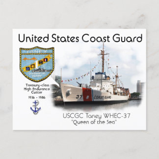USCGC Taney WHEC-37 Hoge Duurzaamheidssnijder Briefkaart