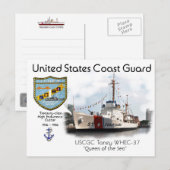 USCGC Taney WHEC-37 Hoge Duurzaamheidssnijder Briefkaart (Voorkant / Achterkant)
