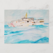 USCGC Tezanos Briefkaart (Voorkant)