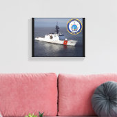 USCGC Waesche (WMSL-751) Canvas Afdruk (Insitu (Woonkamer))