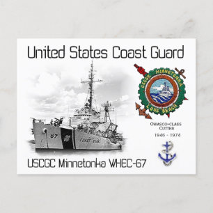 USCGC WINNETONKA WHEC-67 CUTTER BRIEFKAART