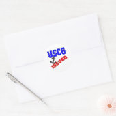 USCGectie5a Ronde Sticker (Envelop)
