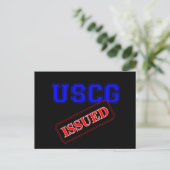 uscgissuedblock briefkaart (Staand voorkant)