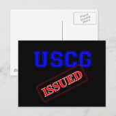 uscgissuedblock briefkaart (Voorkant / Achterkant)