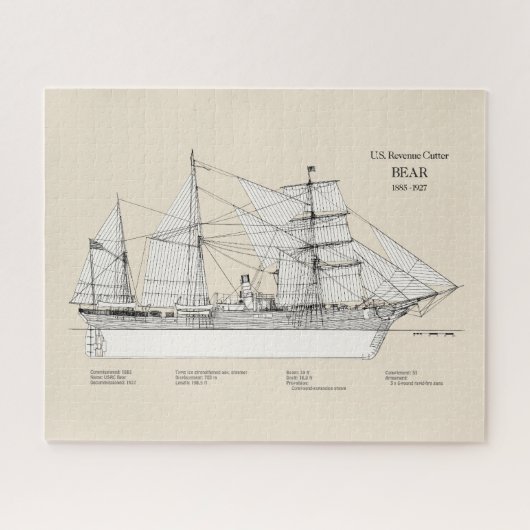 USCGRC USRC BEER - SBD LEGPUZZEL (Horizontaal)