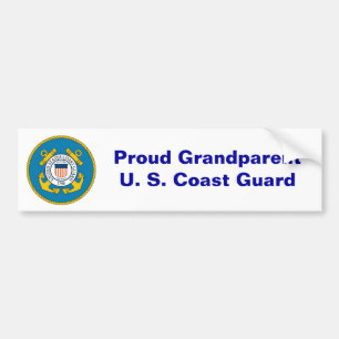 USCGSealcolor, Proud GrandparentU. S. Kustwacht Bumpersticker