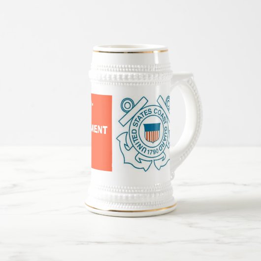 USCGshield, C.G. STA.CAPE VERWIJDERING MORAL ... Bierpul (Voorkant rechts)