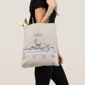 USCGT Evergreen wlb-295 - SBD Tote Bag (Dichtbij)