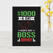 USD 1000 per dag voor de beurs Kaart (Gele Bloem)