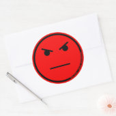 USD Rage Face Red (3 inch) Sticker (Envelop)