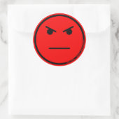 USD Rage Face Red (3 inch) Sticker (Tas)