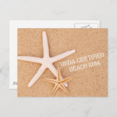 USDA Certified Beach Bum Briefkaart (Voorkant / Achterkant)
