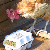 USDA Egg Carton Safety and Storage Regulations Etiket