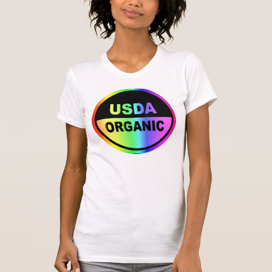 USDA PSYCHEDELIC     (vrouwen) T-shirt (Voorkant)