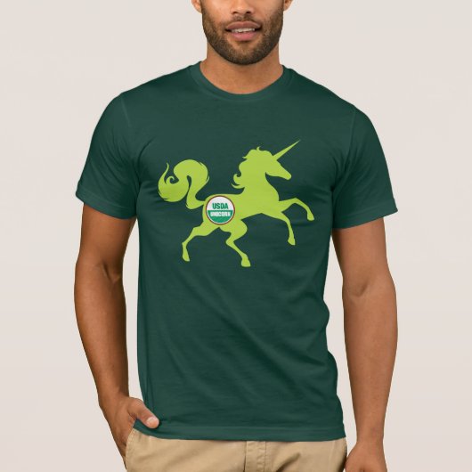 USDA Unicorn Meat Tee Shirt (Voorkant)