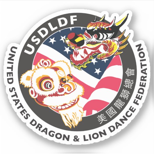 USDLDF Contour Sticker (Voorkant)