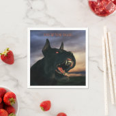 Use If You Dare. Big, black dog Servet (Insitu)