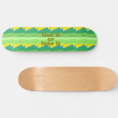 Use it or Lose it Christmas Gift Persoonlijk Skateboard (Horizontaal)