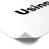 Use NO Fear! Poster (Hoek)