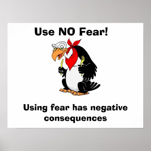 Use NO Fear! Poster (Voorkant)