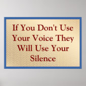 Use our Voice Poster (Voorkant)
