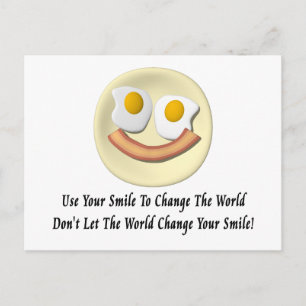 Use Your Smile To Change The World Briefkaart