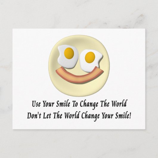 Use Your Smile To Change The World Briefkaart (Voorkant)